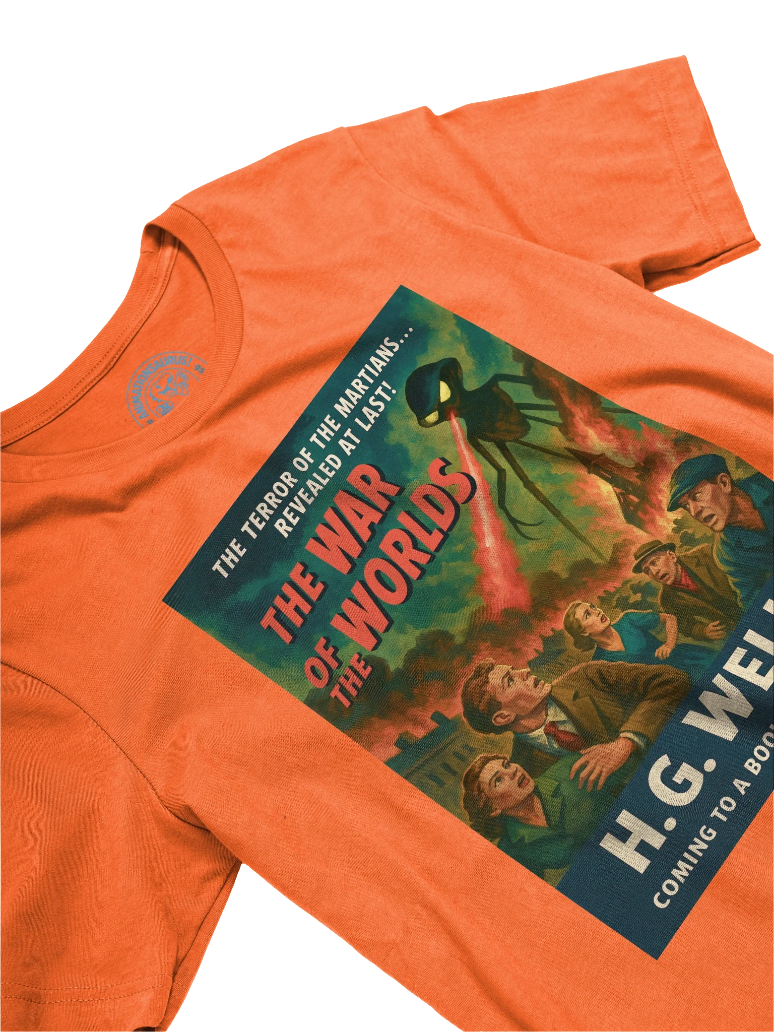 "The War of the Worlds" 1950's Faux Retro Film Poster H.G. Wells Concert Tee Fit Unisex T-Shirt product image (63)