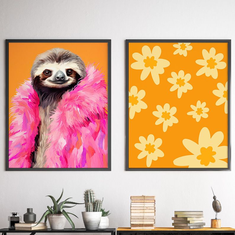 Funky Gallery Wall Set of 12 Colorful DIGITAL Prints product image (10)