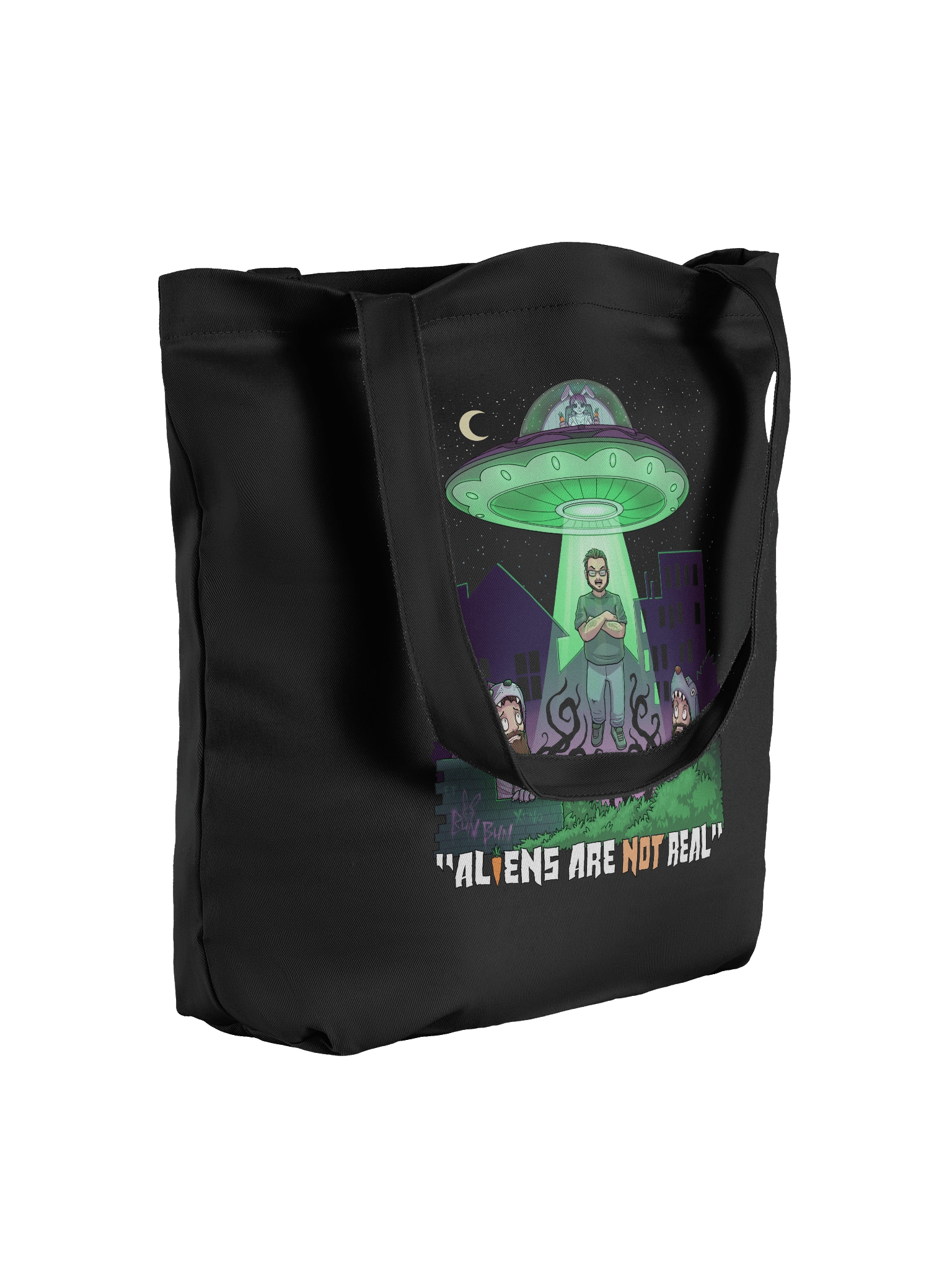 Aliens Are NOT Real Tote Bag product image (4)
