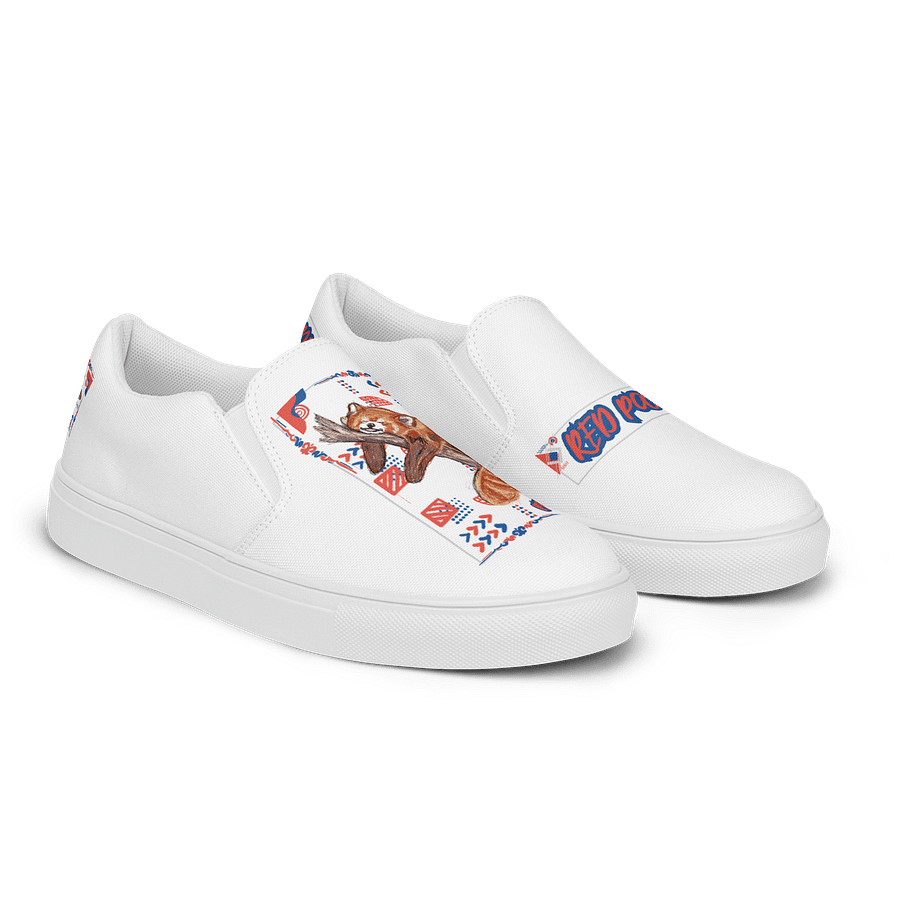 "Zzz" RED PANDA Women's Slip-On Shoes product image (2)