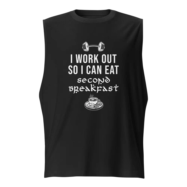 Premium Training Tank - I work out so I can eat second breakfast product image (1)