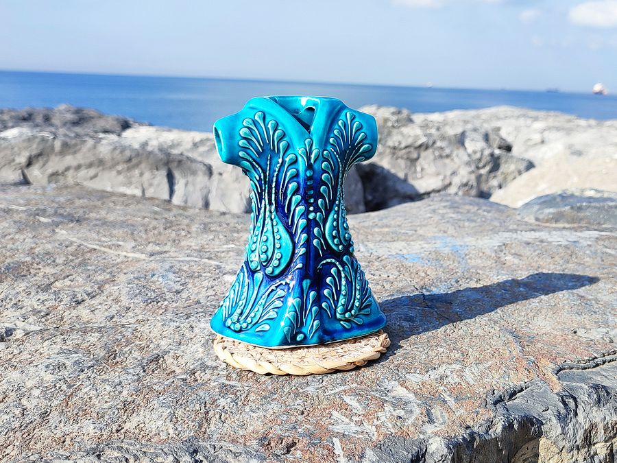 Handmade Home Ceramic Decor, Turkish Kaftan – Unique Artisanal Accent Piece product image (4)