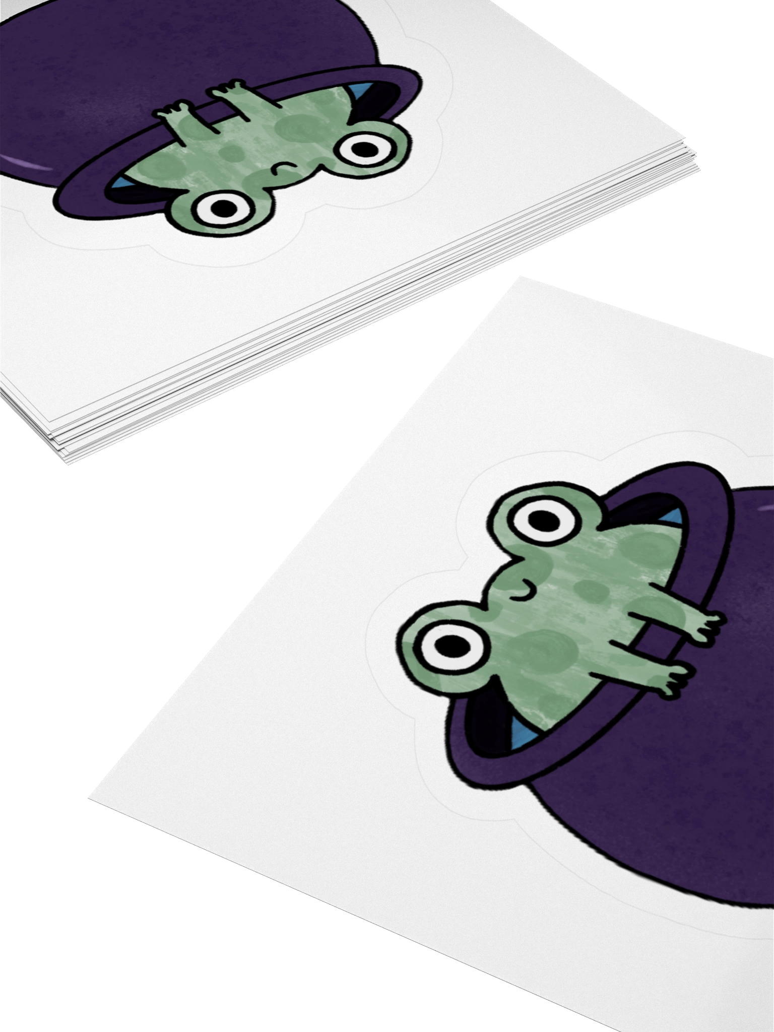 Froggy Cauldron Kiss Cut Stickers product image (12)