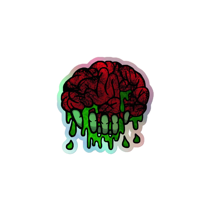 Gooey Brain Holographic Sticker Set product image (1)
