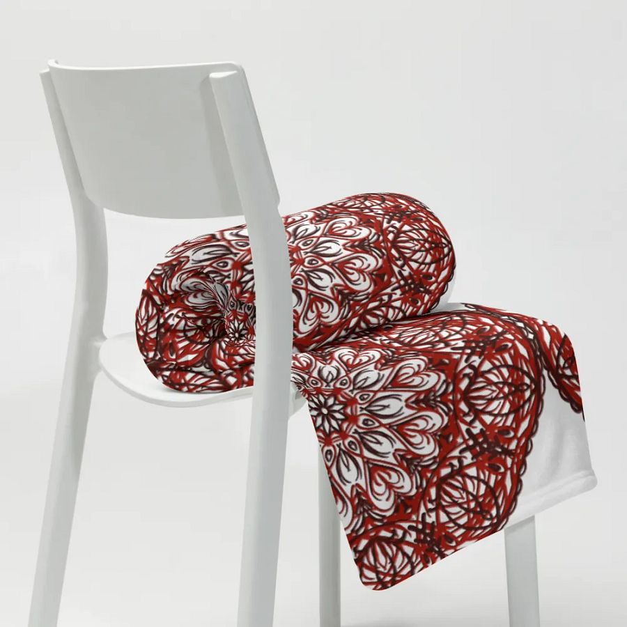 Mandala Harmony Throw Blanket product image (1)