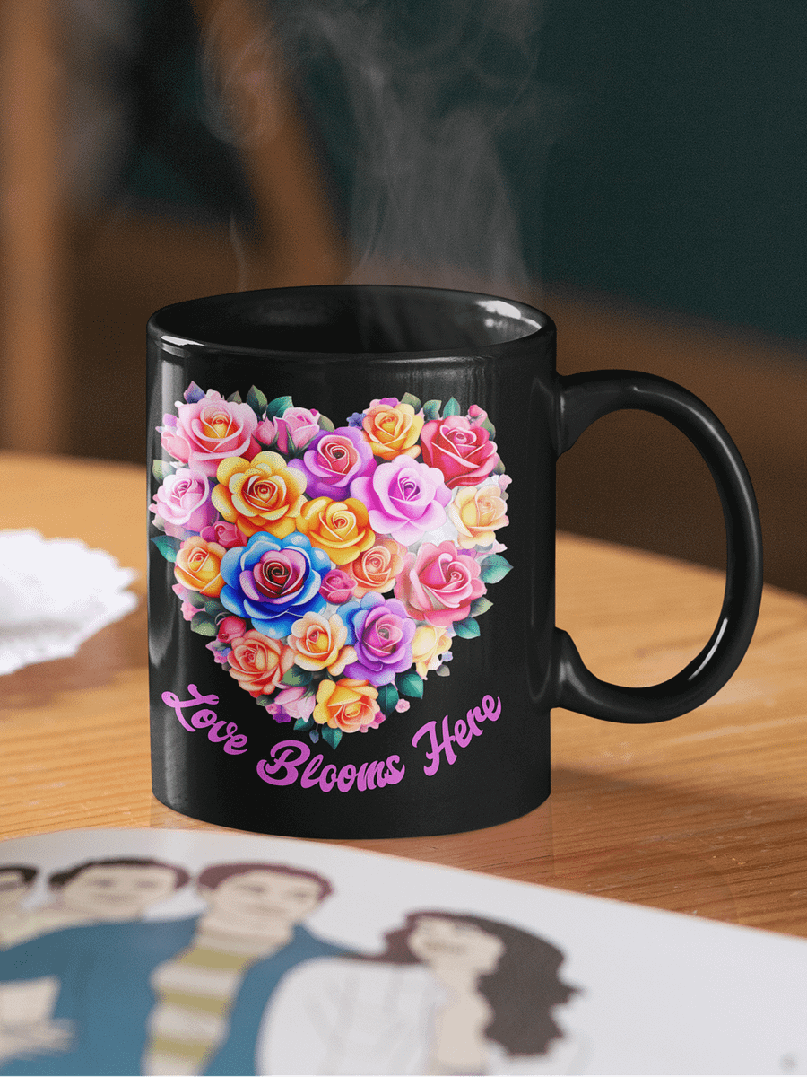 Sip in Love: Love Blooms Here Coffee Mug product image (1)