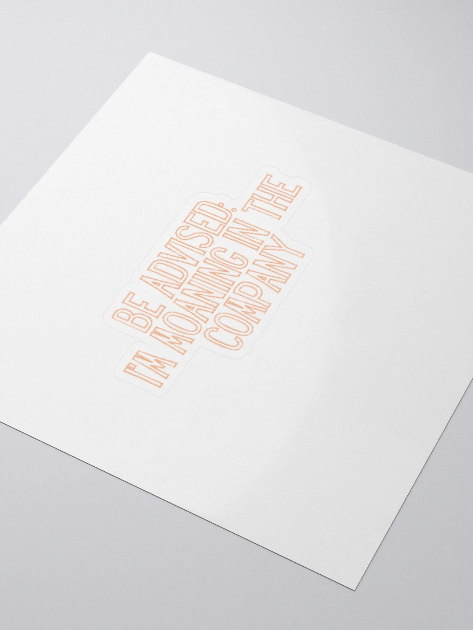 Be Advised Sticker product image (7)