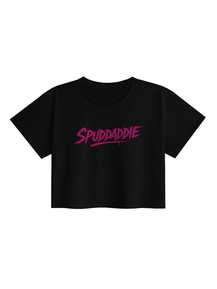 SpudDaddie Neon Magenta Crop Tee product image (1)