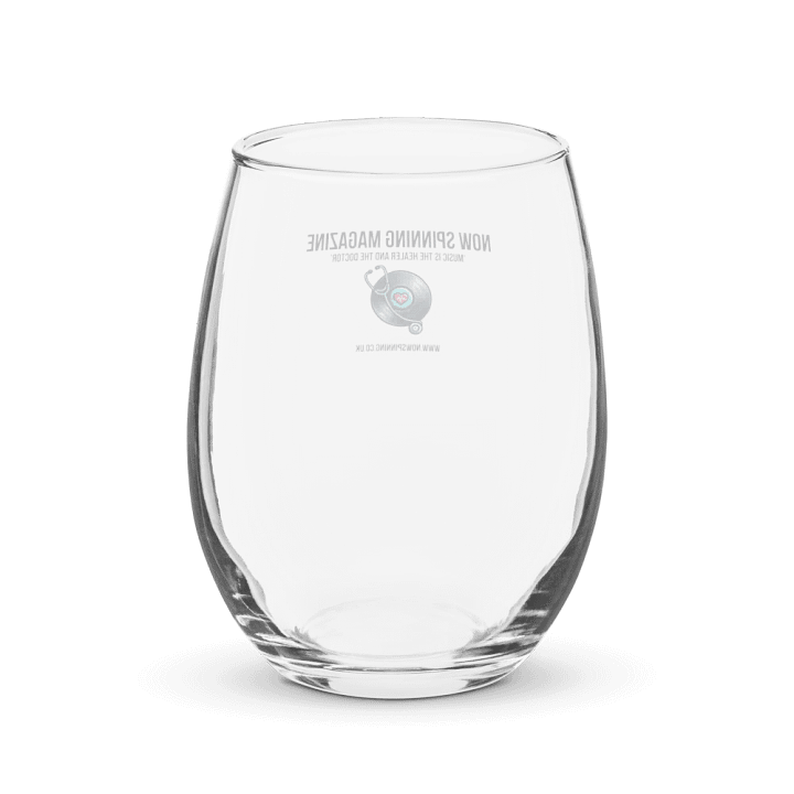 Now Spinning Magazine Wine Glass product image (2)