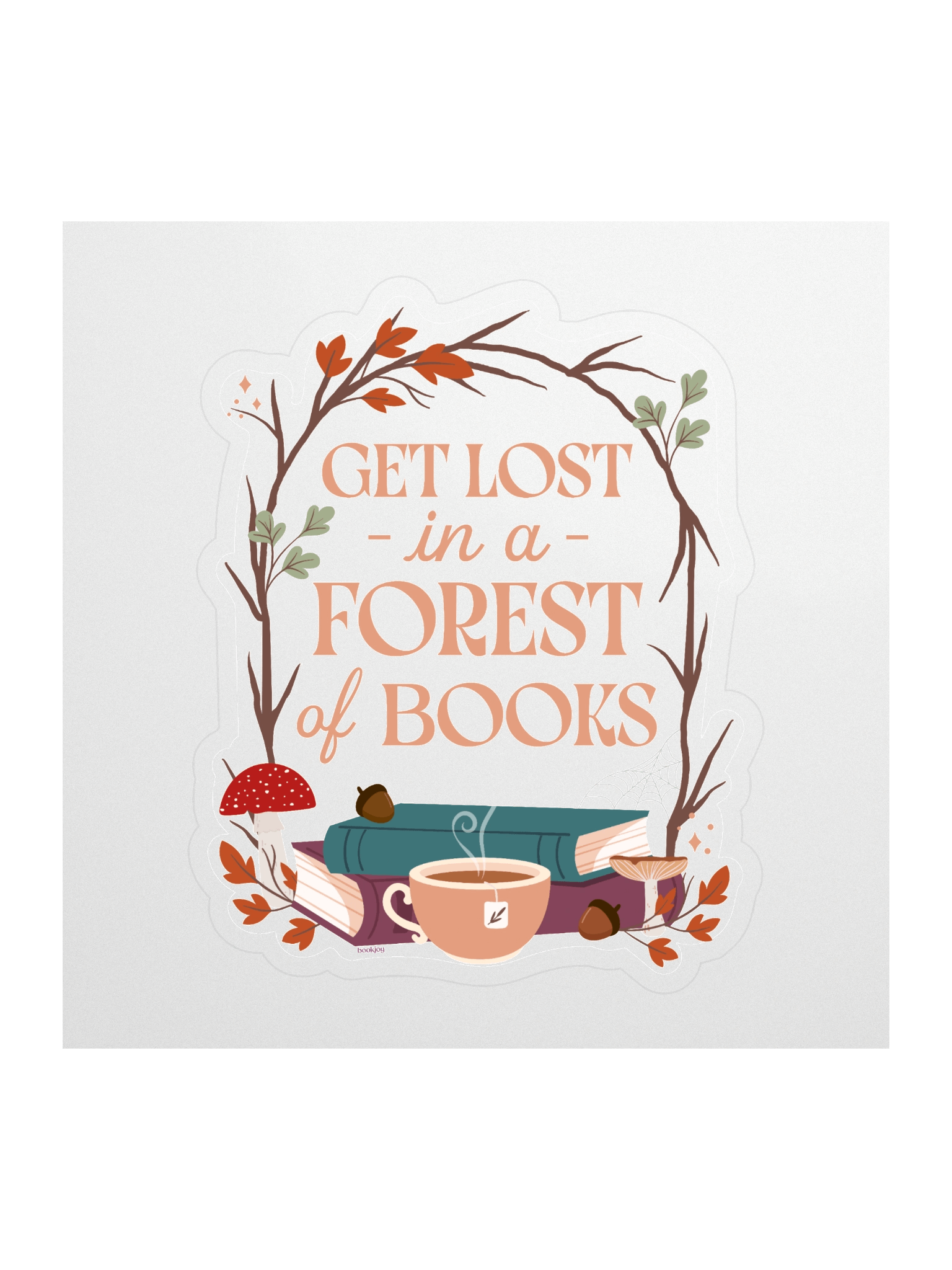 Get Lost in a Forest of Books Sticker product image (1)