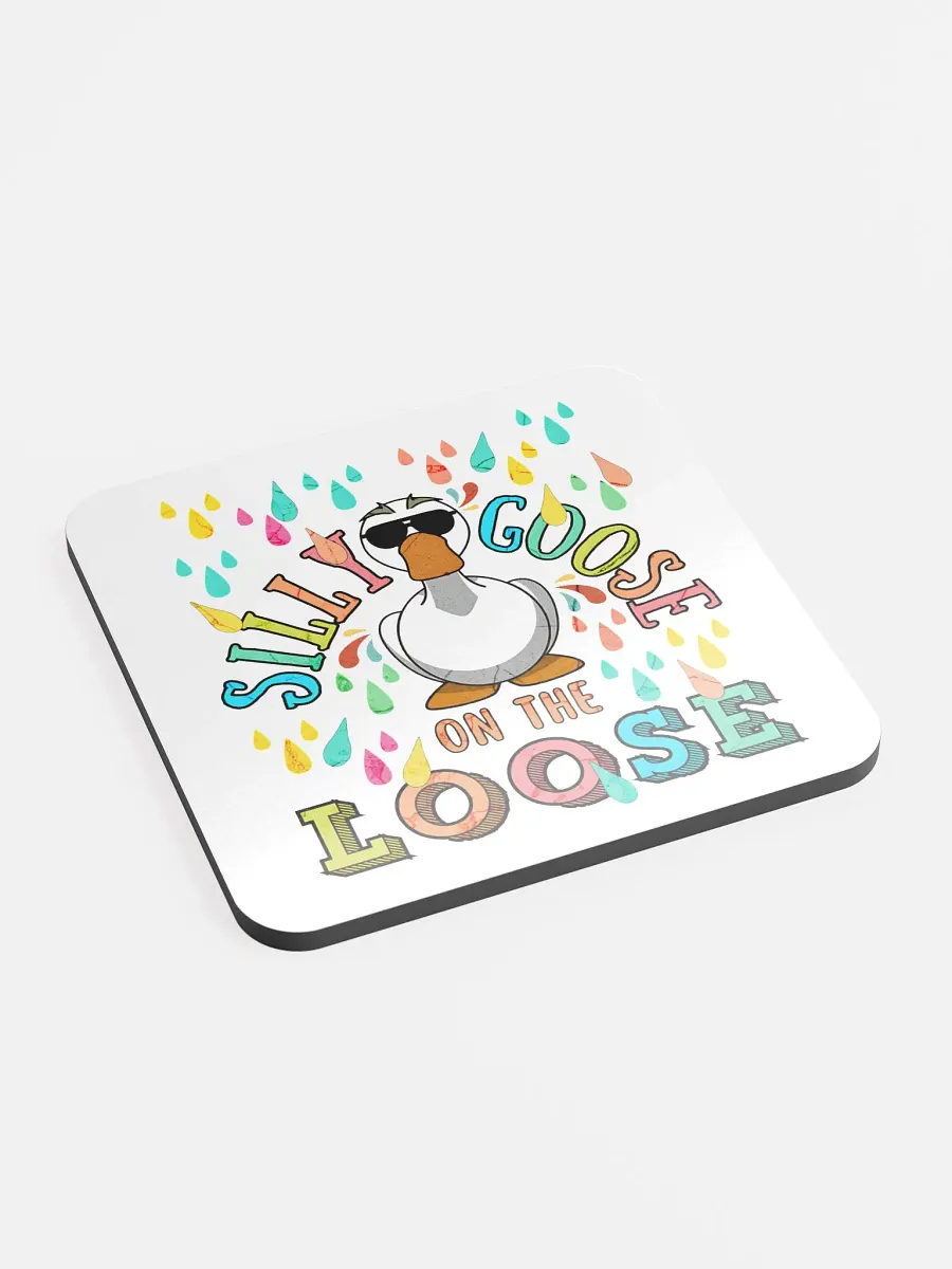 Silly Goose On The Loose Glossed Coaster product image (2)