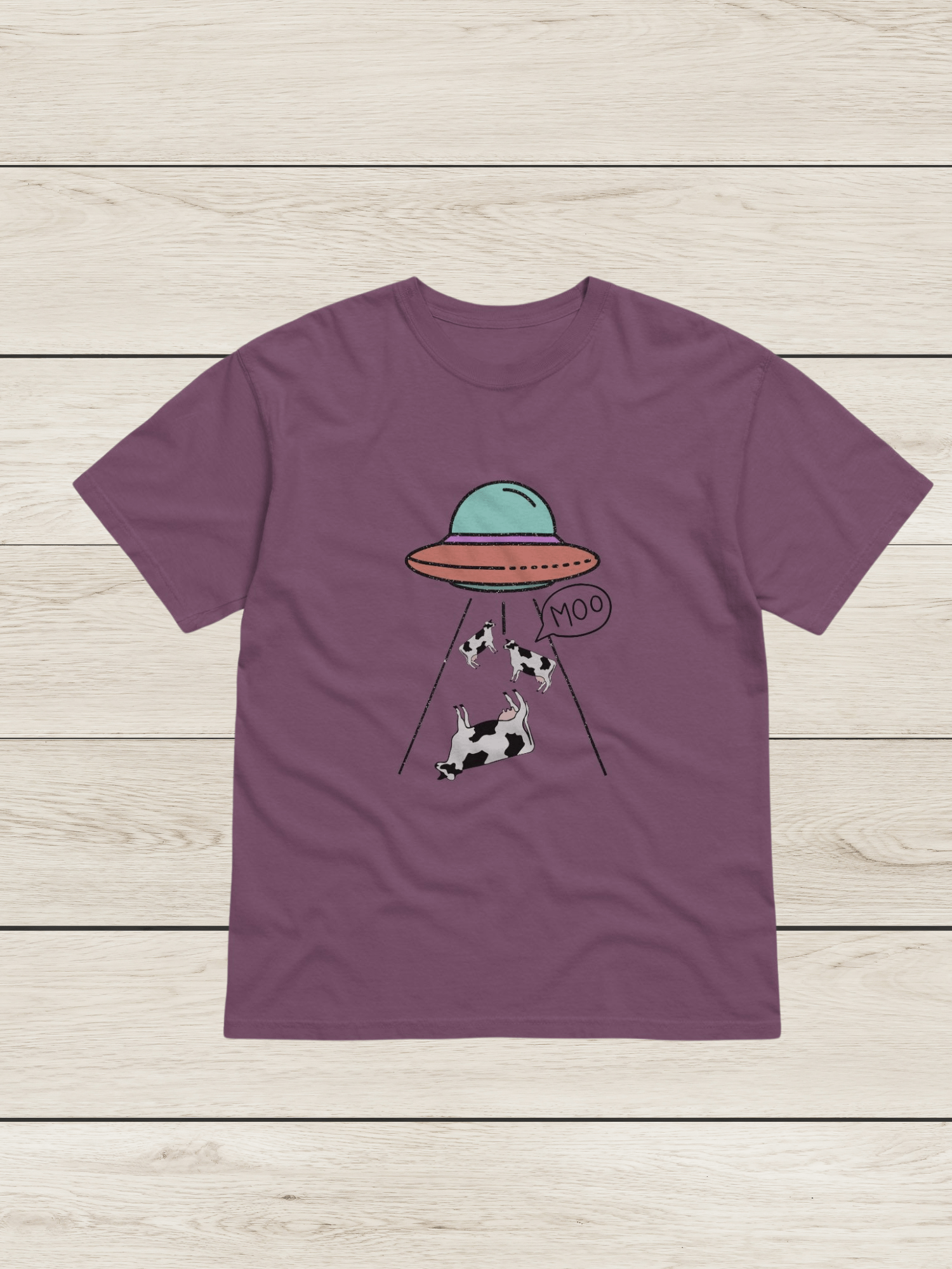 "UFO-MOO" comfort colors T-Shirt product image (7)