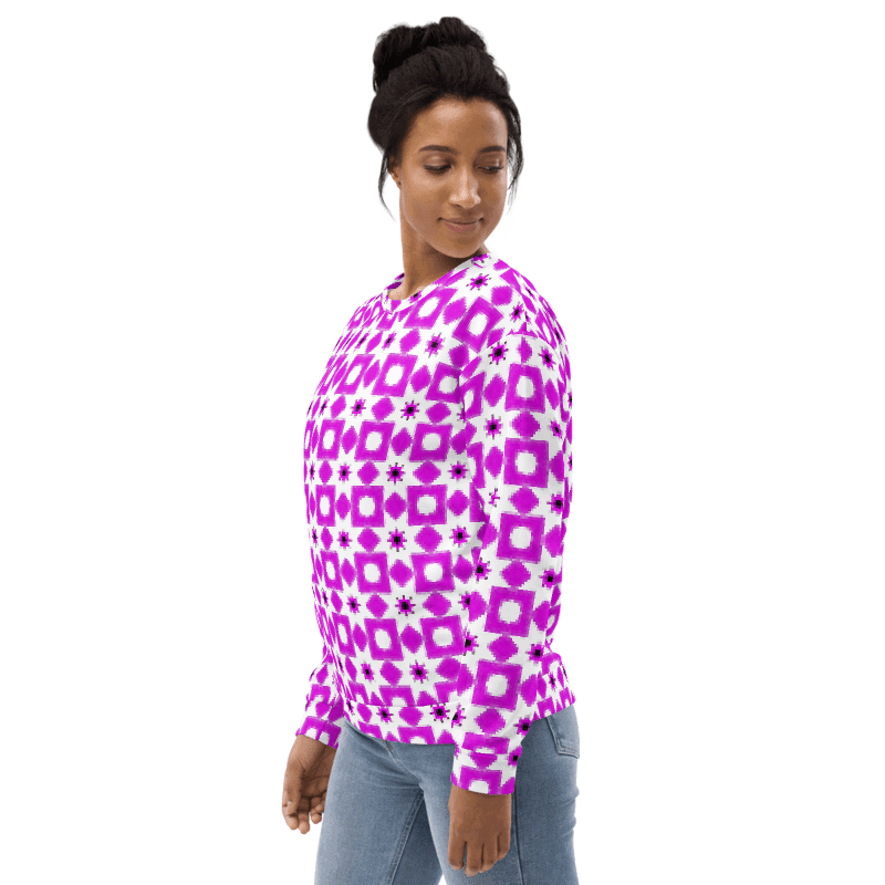 Abstract Fun Pattern Unisex All Over Print Sweatshirt product image (3)