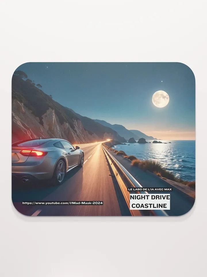Classic Mouse Pad : Night Drive Coastline product image (2)