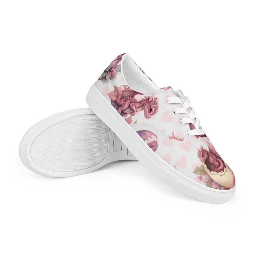 Whimsical Dragon Fantasy Lace-Up Shoes product image (10)