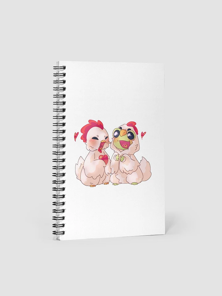 'Hop and Flutter into Love' Spiral Notebook product image (1)