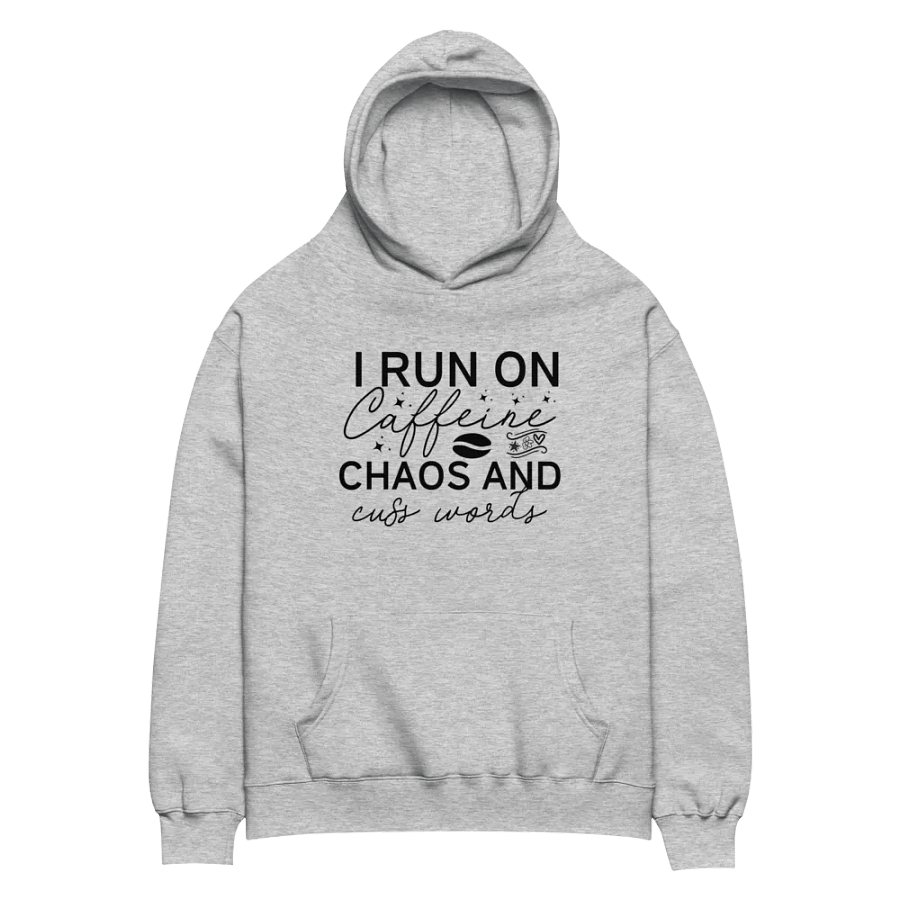 Caffeine and Chaos Oversized Hoodie product image (4)