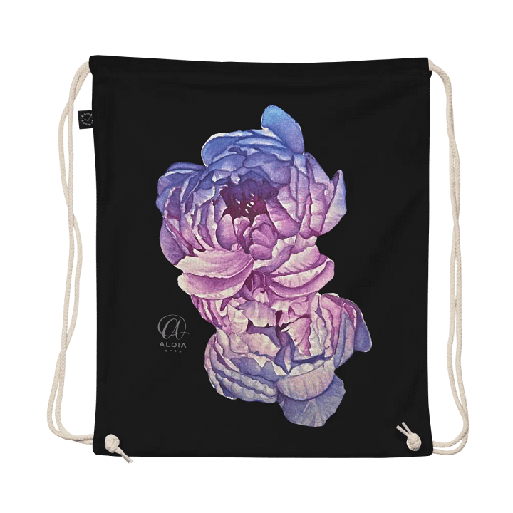 Peonies Drawstring Bag product image (1)