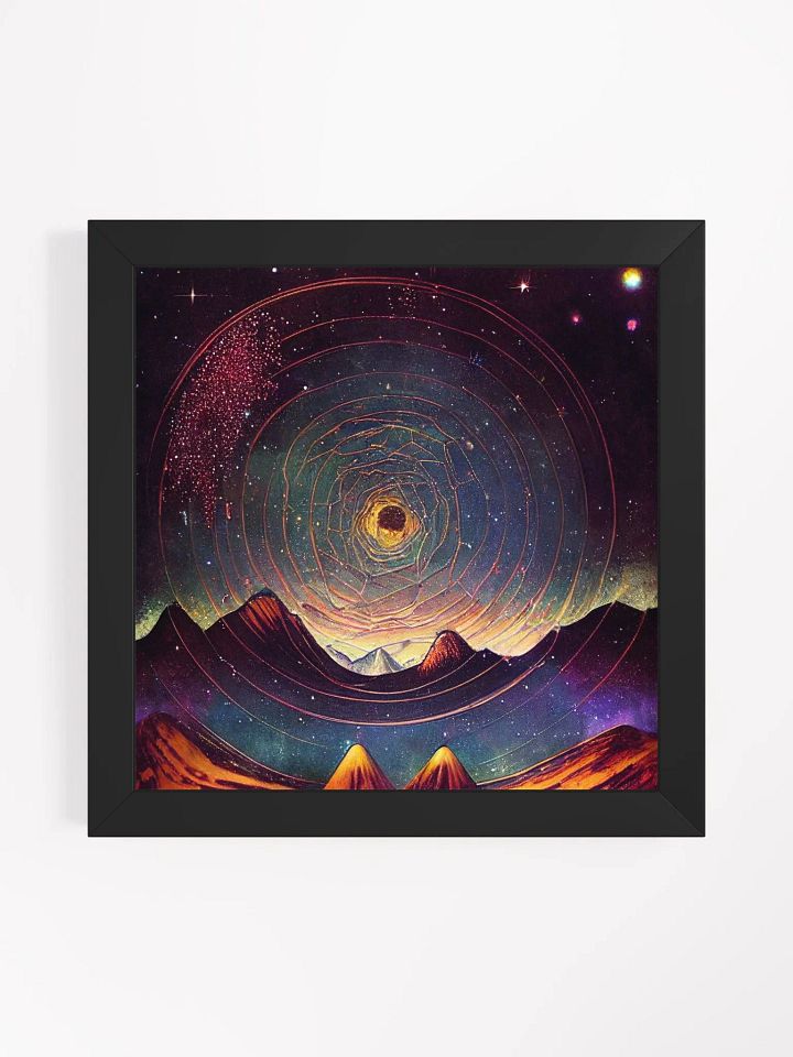 Vibrant Ayous Wood Framed Matte Poster product image (4)