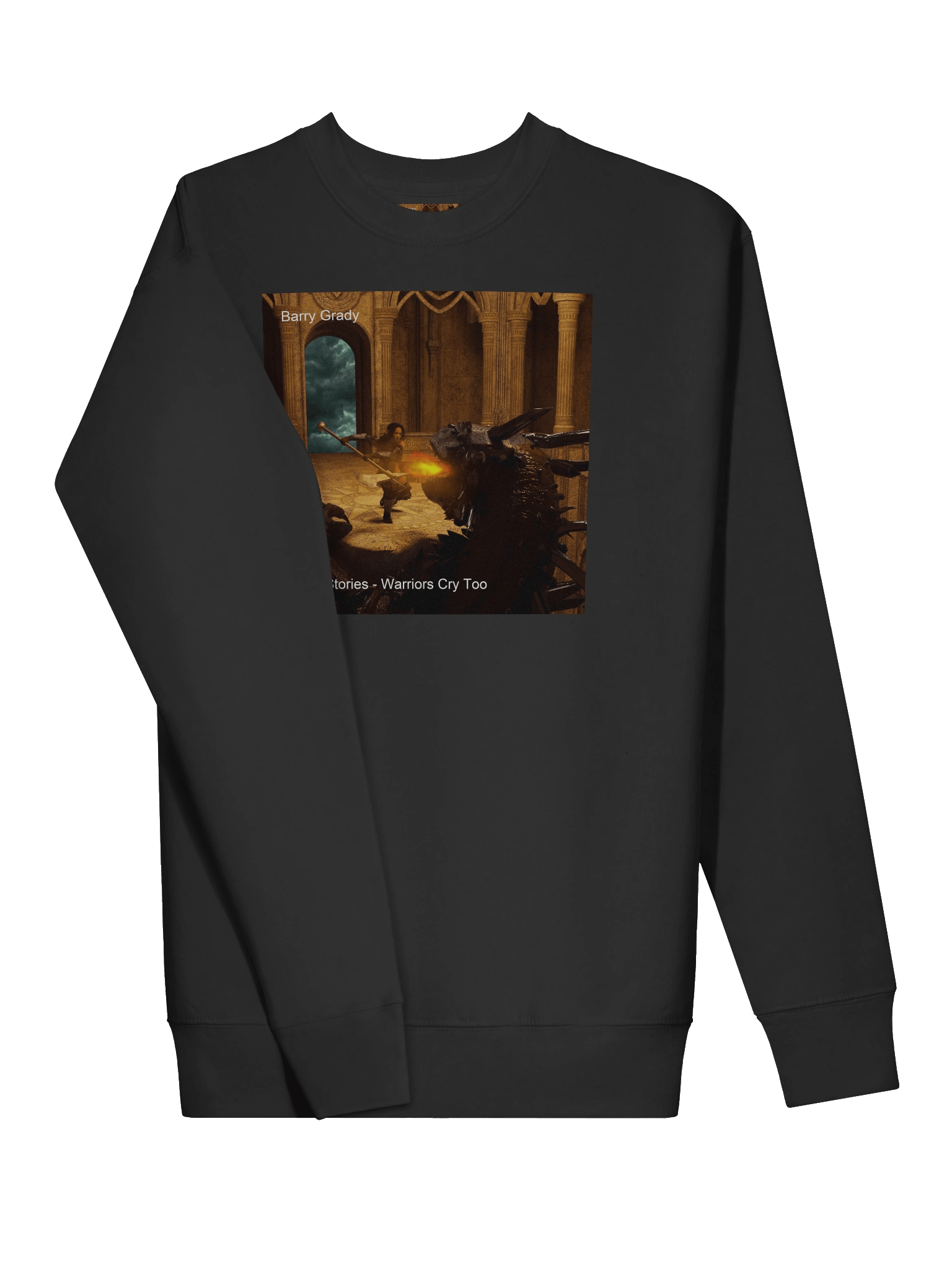 'Elven Stories - Warriors Cry Too' Premium Sweatshirt product image (24)