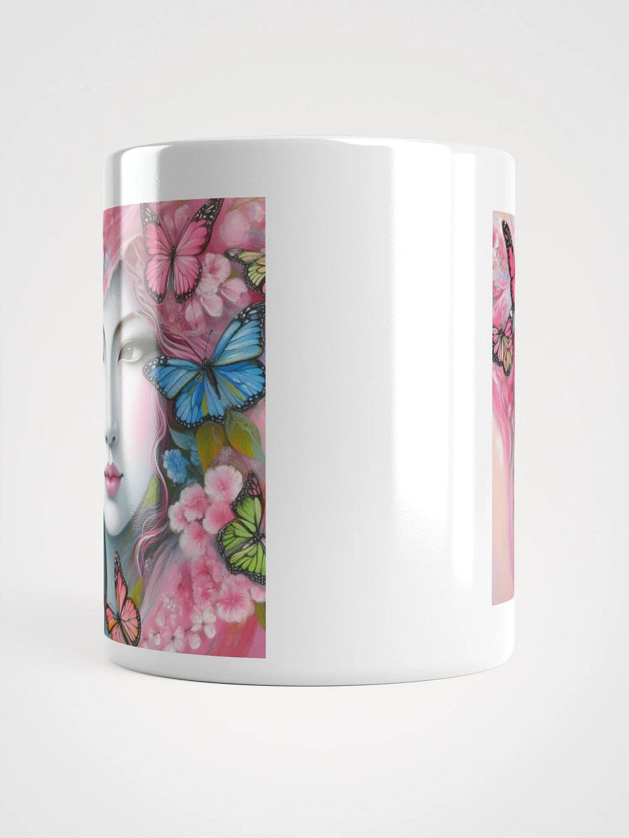 Woman With Pink Butterflies Mug product image (15)