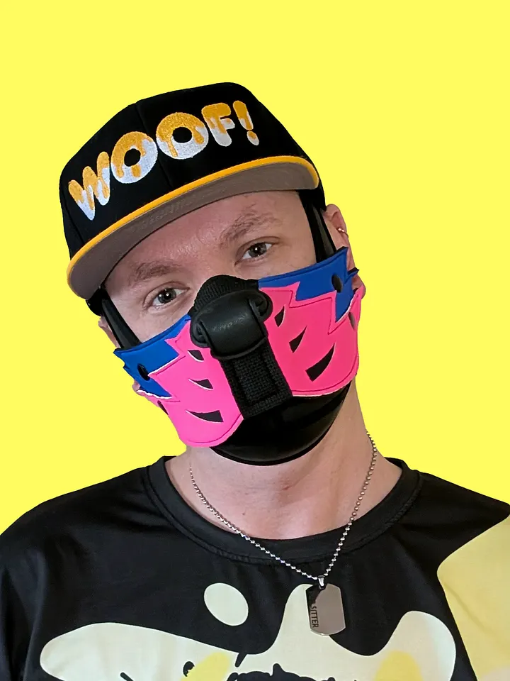 Speak Hat - WOOF! - Green Drip product image (2)