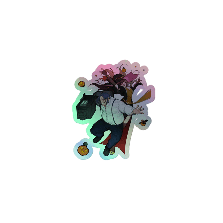 MageHouse: Pumpkin & Mecha - Holographic Sticker product image (1)