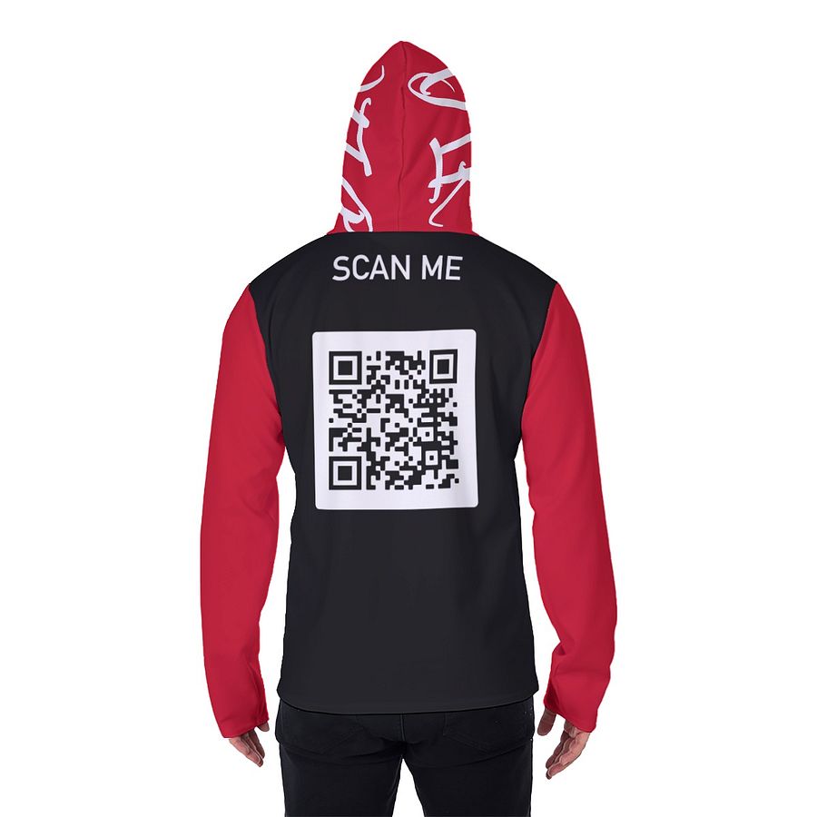 All-Over Print Men's Heavy Fleece Hoodie With Mask product image (4)