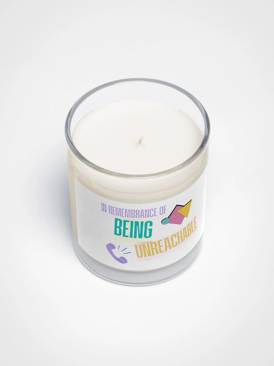 In Remembrance of Being Unreachable Serenity Soy Wax Candle product image (2)