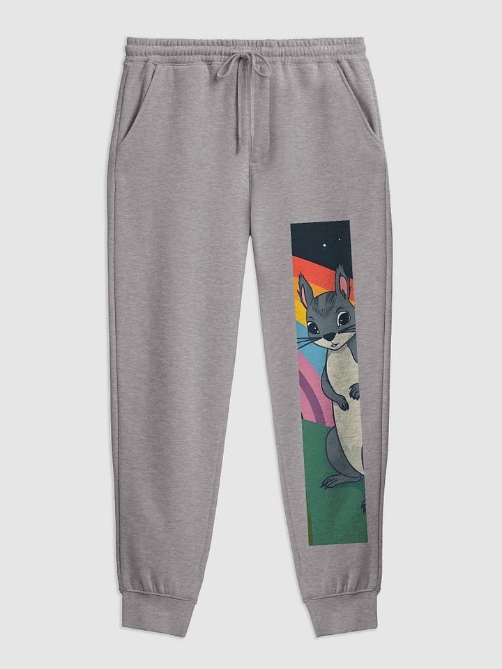 Rainbow Squirrel Relaxed Fleece Joggers product image (1)