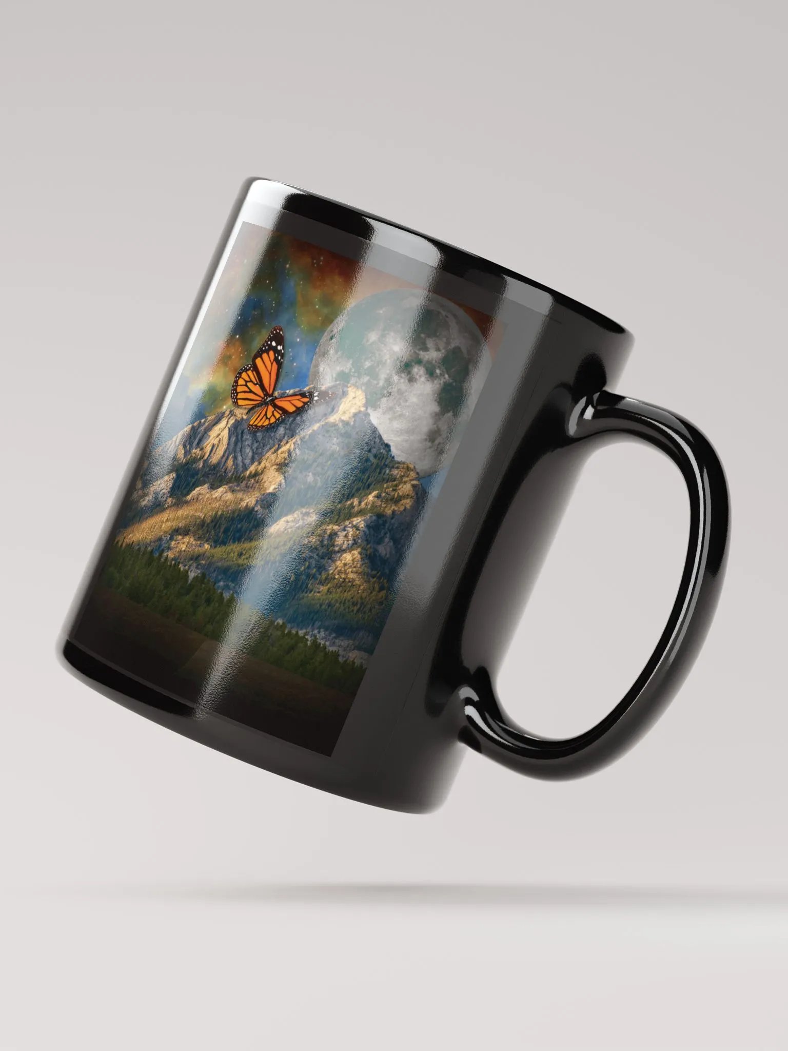 Lunar Butterfly Dreams Mug, print on both sides product image (4)