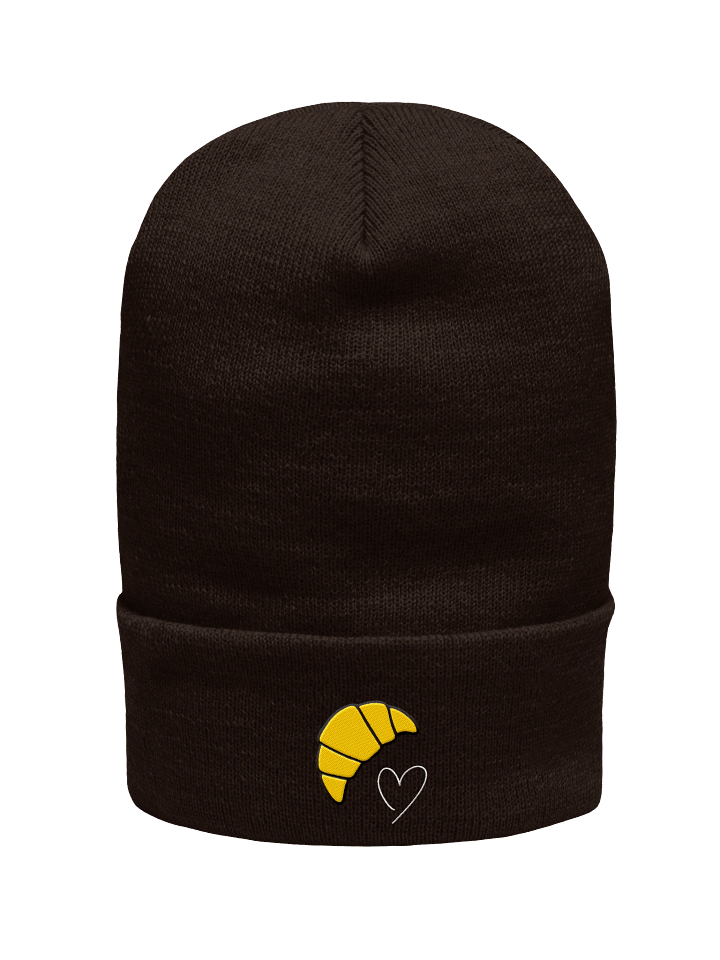 Heartfelt Croissant Cuffed Beanie product image (1)