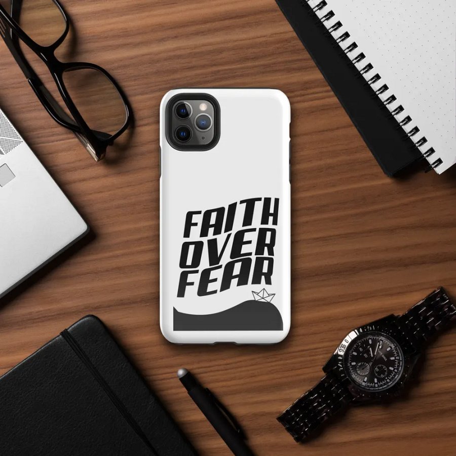 'FAITH OVER FEAR' Phone cover product image (39)