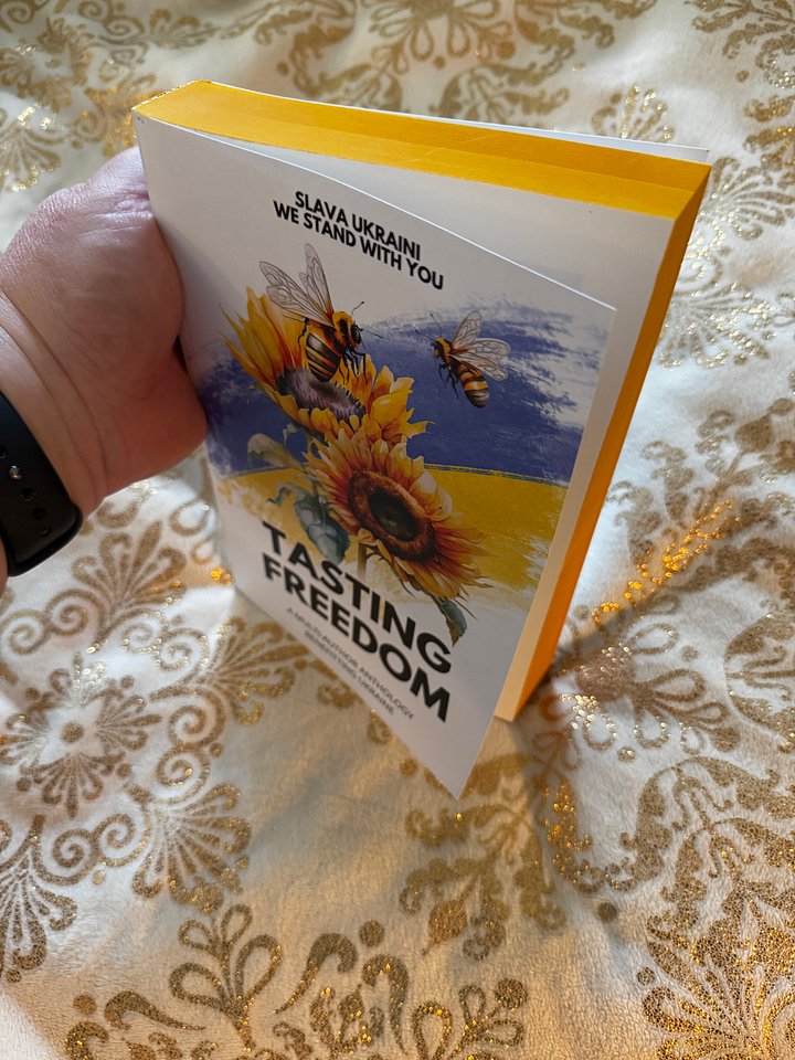 TASTING FREEDOM: SLAVA UKRAINI - Sunflower-Yellow Page Edges, Signed and Personalized by Shannon Delany product image (2)