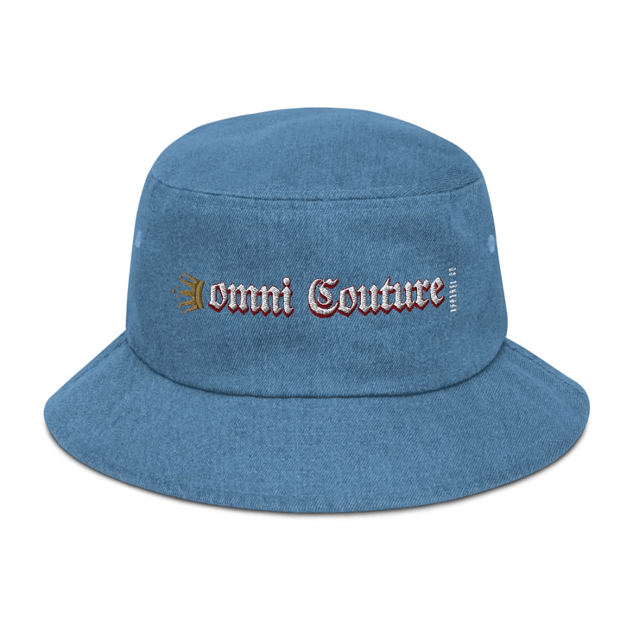 Gilded Elegance Denim Bucket Hat product image (1)