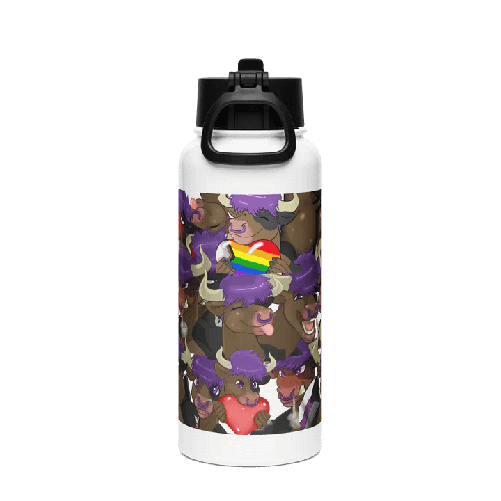 Yuuma Emote Collage SS Water Bottle product image (2)
