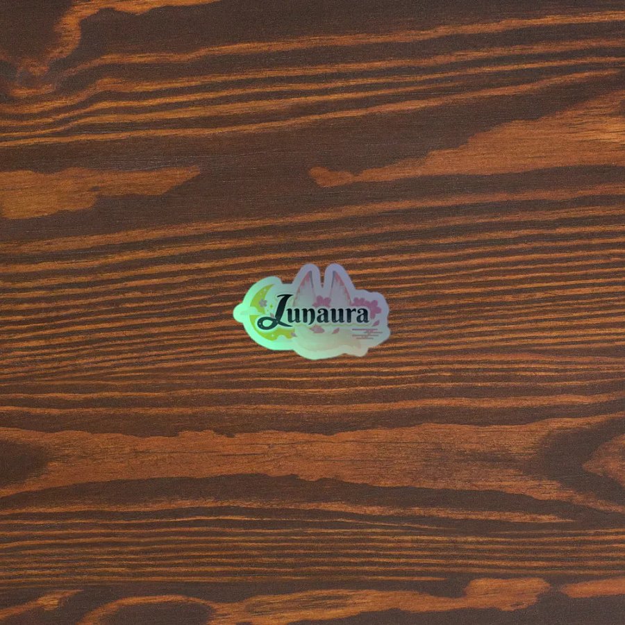 Lunaura Logo Holographic Sticker product image (5)