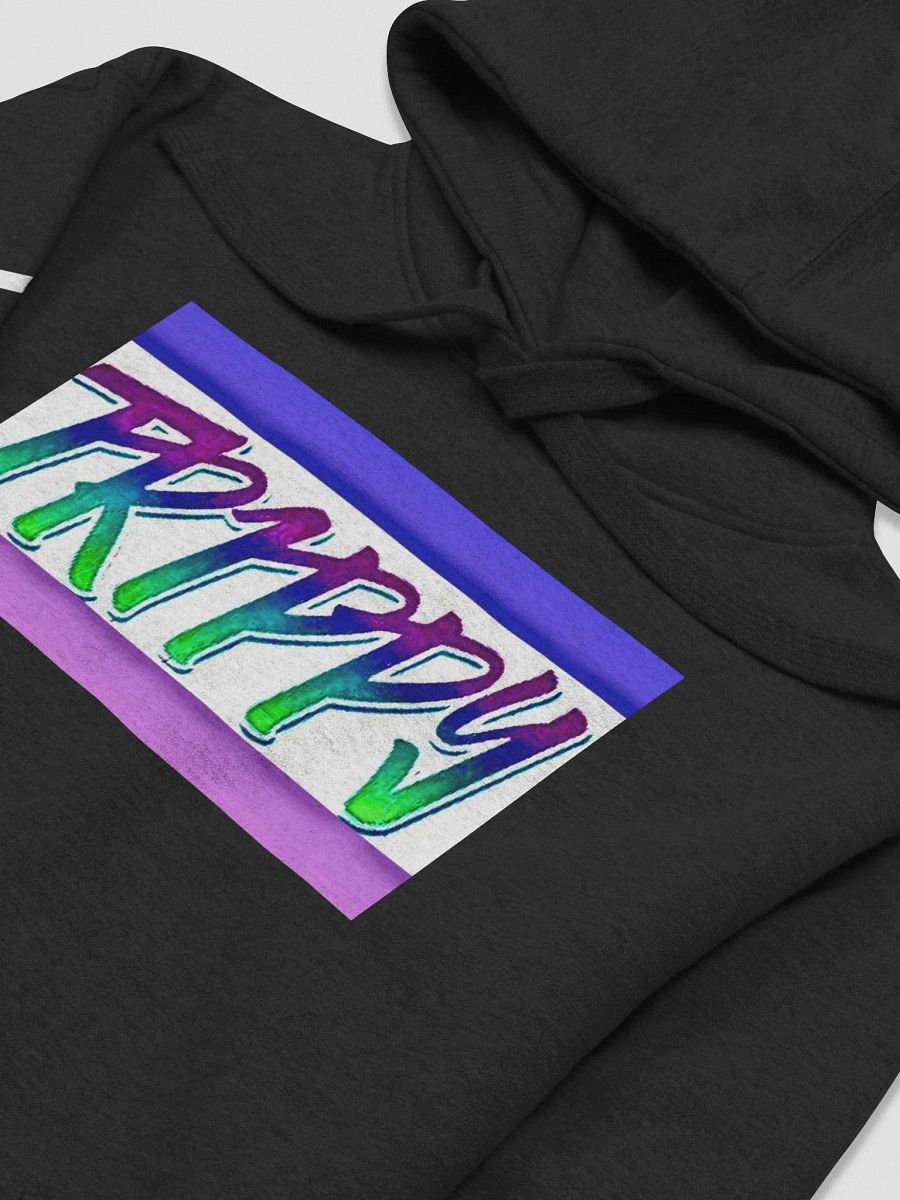 Trippy Queen Hoodie (Front and Back) with White Sleeve Detail product image (3)
