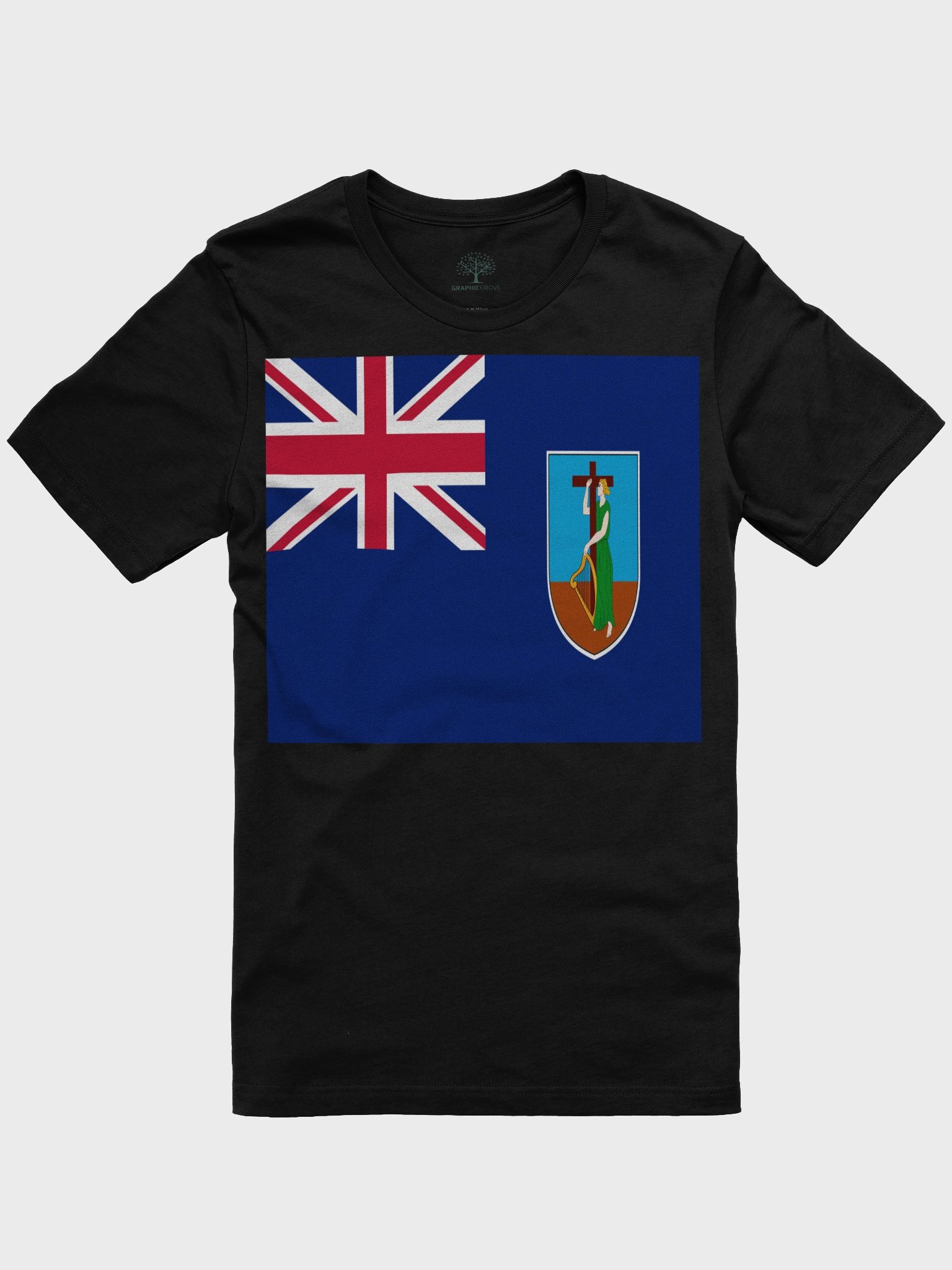 Montserrat Flag Unisex Supersoft T-Shirt - Exclusive Design product image (3)