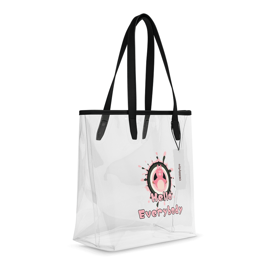 Playful Pink Clear Tote Bag - OKS167670 product image (6)