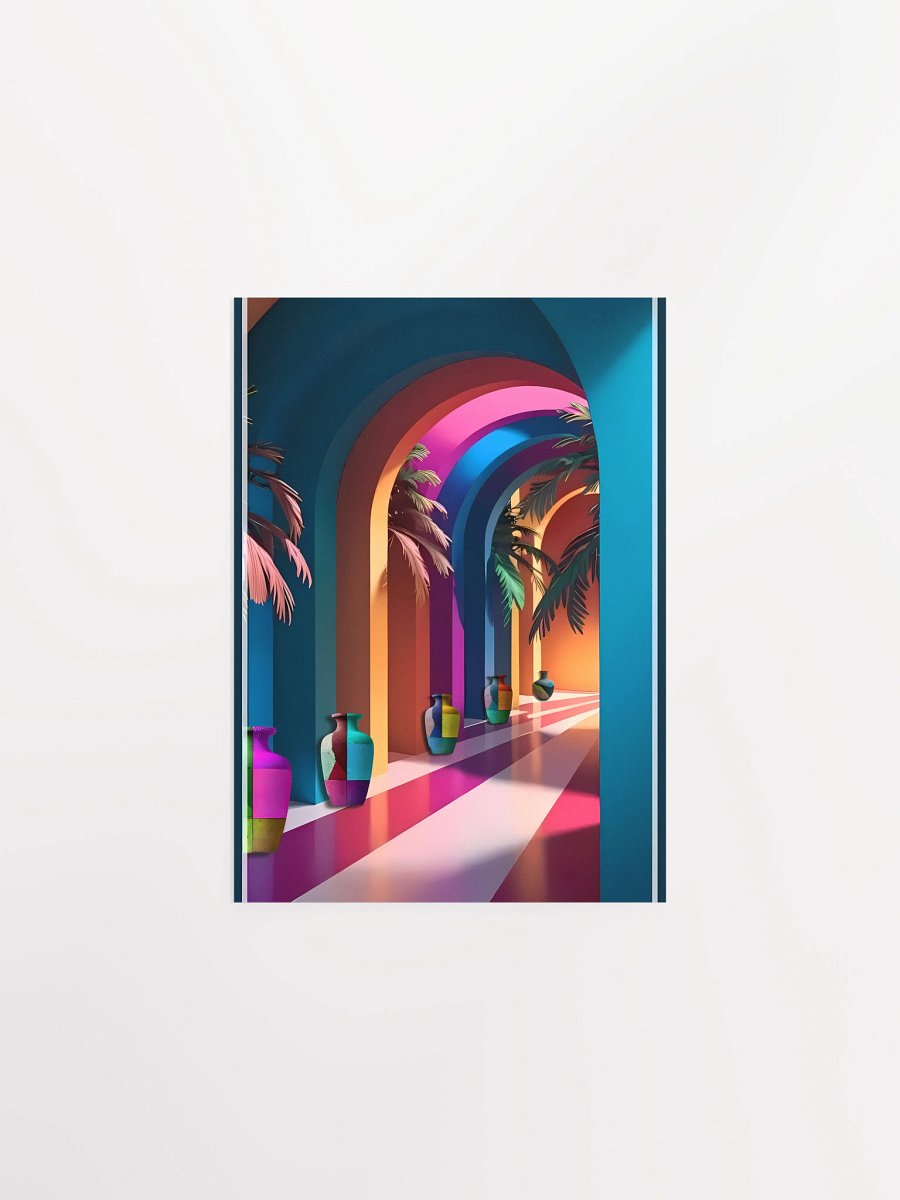 Vivid White Space Poster/Creative artistic design product image (3)