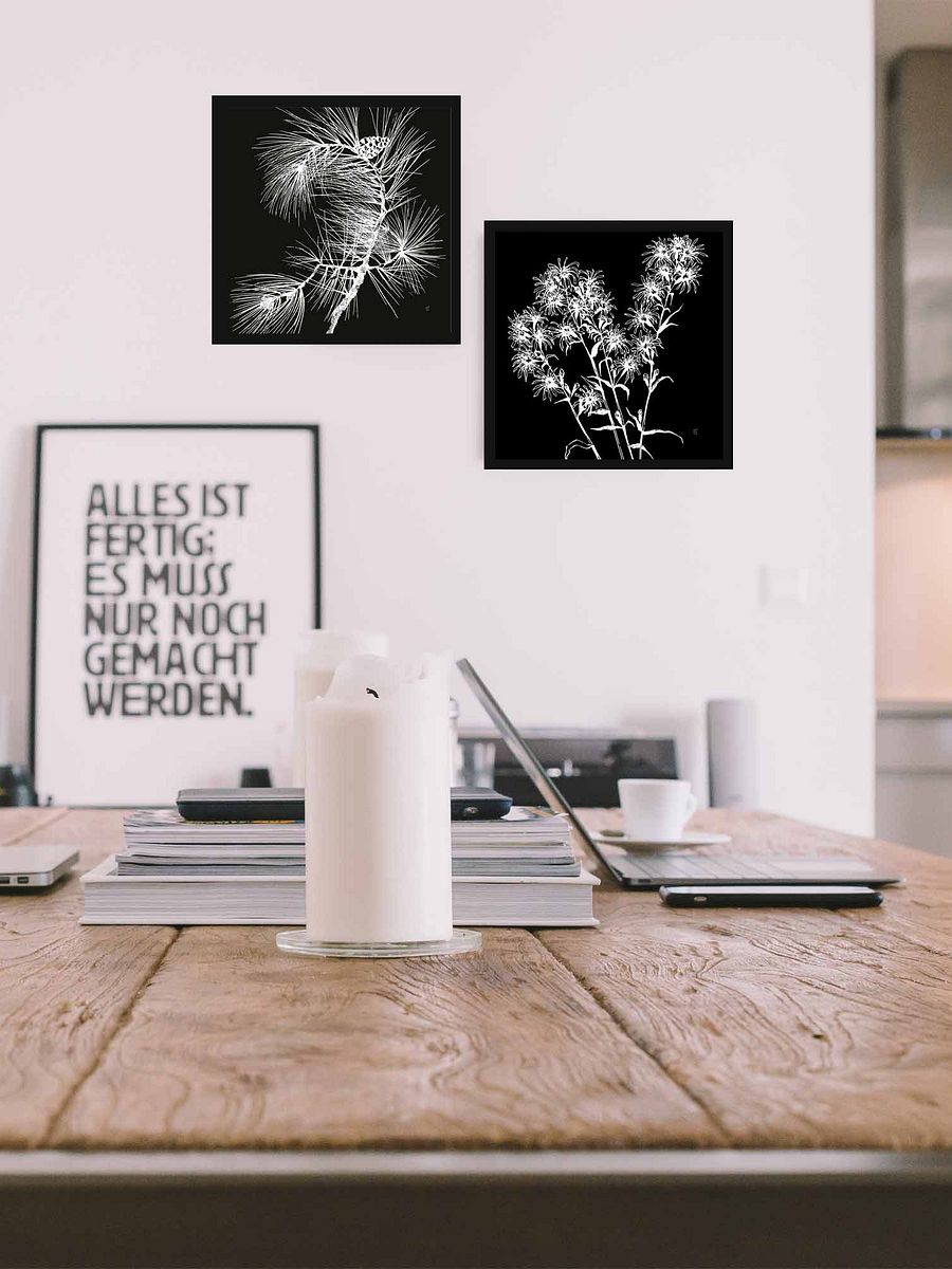 Botanical Bliss Canvas - Bouquet Flowers Dark product image (99)