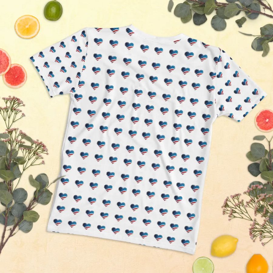 Love america All-Over Women's Tee for moms daughters friends product image (11)