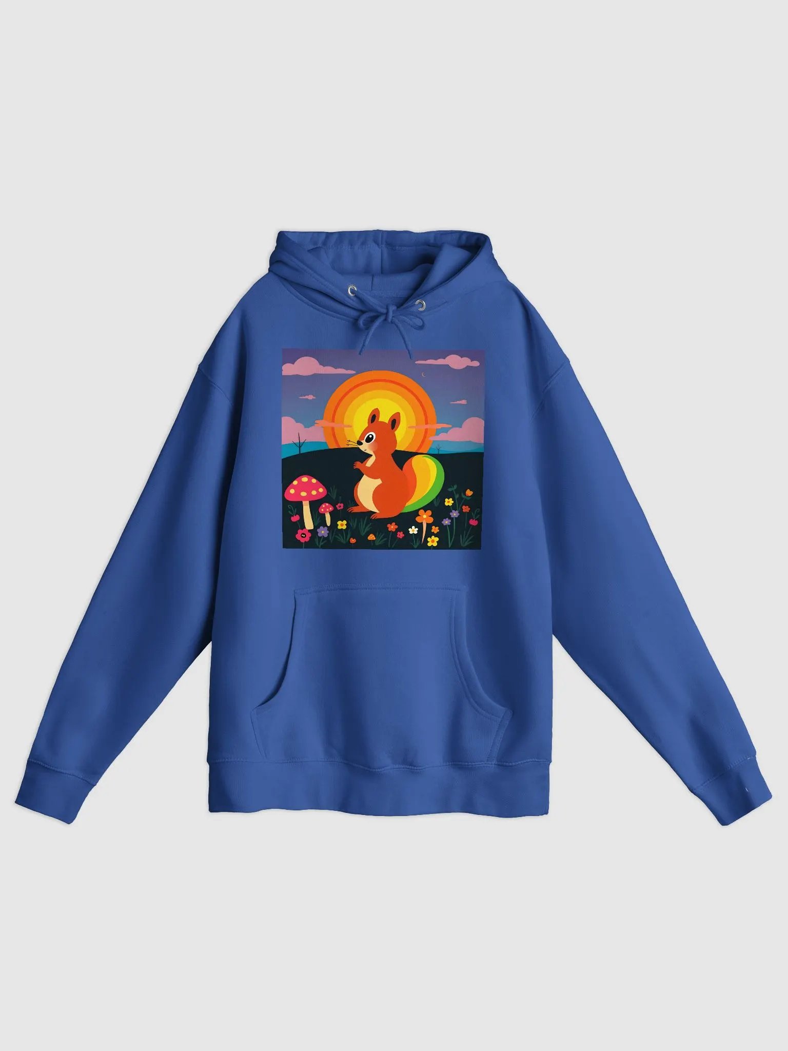 Sunset Squirrel Unisex Hoodie product image (1)