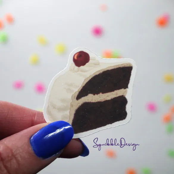 Vinyl Sticker - Birthday Cake product image (1)