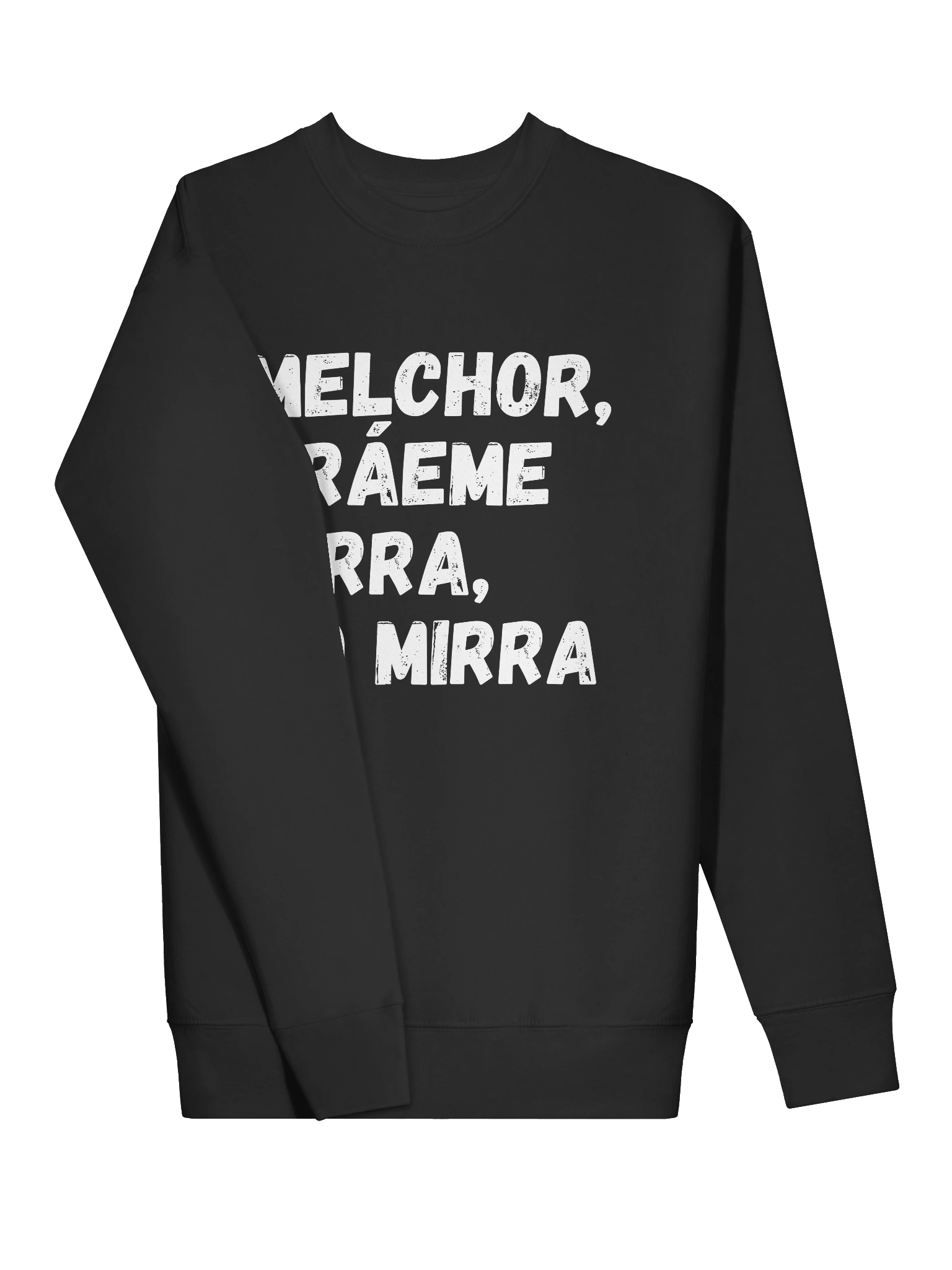 Melchor, Tráeme Birra, No Mirra Premium Crewneck Sweatshirt product image (3)