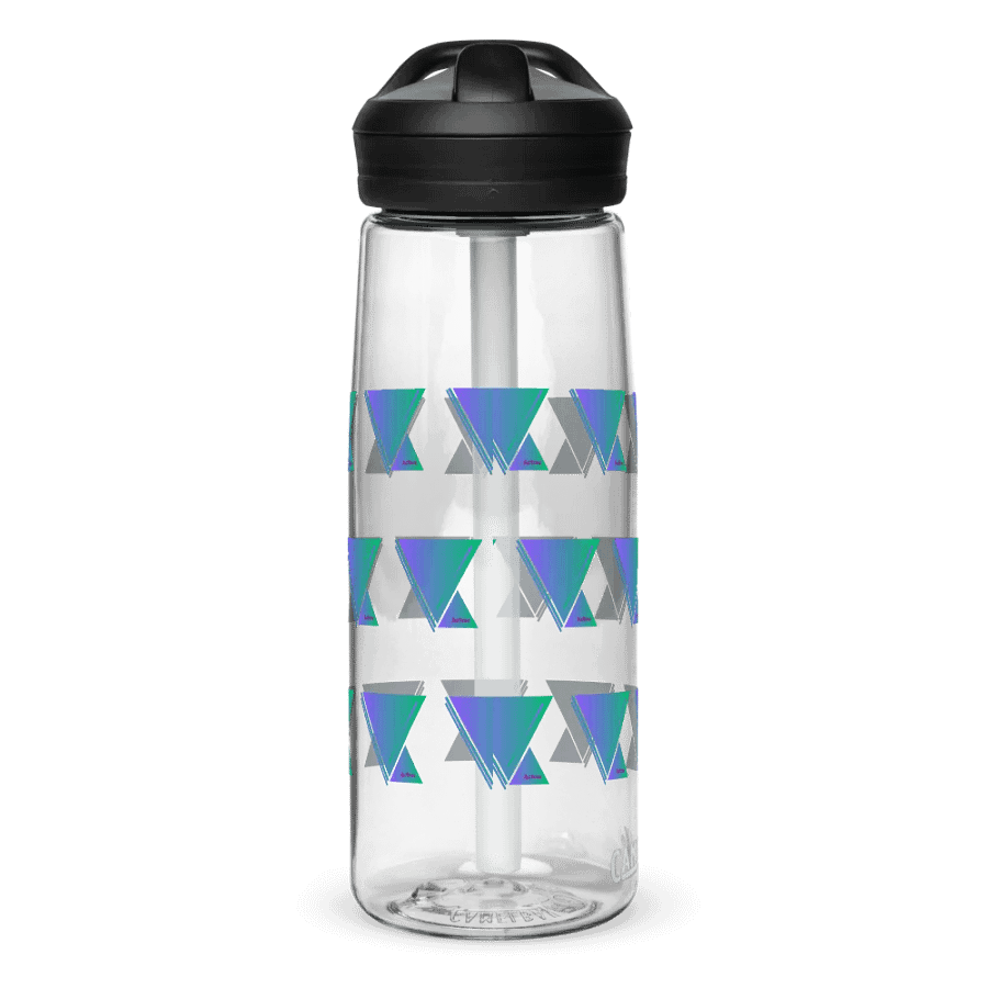 Gradient Triangles Sports Water Bottle product image (6)