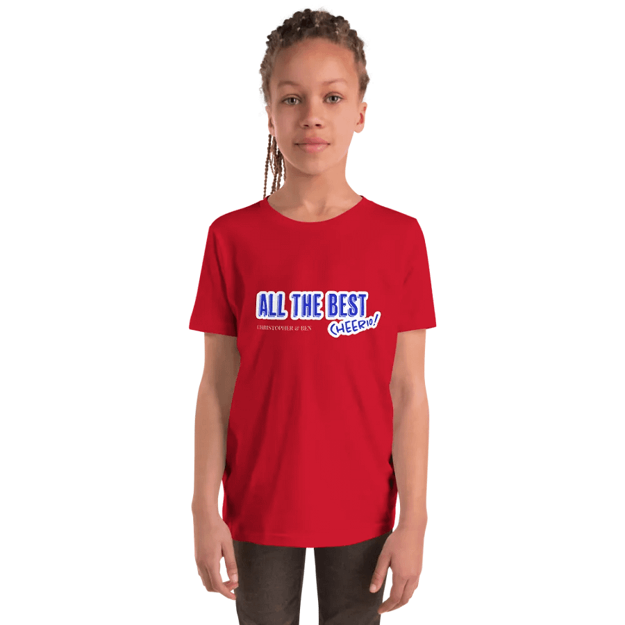 All The Best, Cheerio! Youth Soft Cotton Tee product image (60)