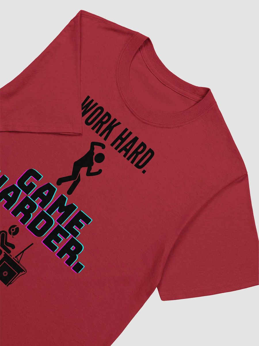 Work Hard. Game Harder. T-Shirt (blk) product image (3)