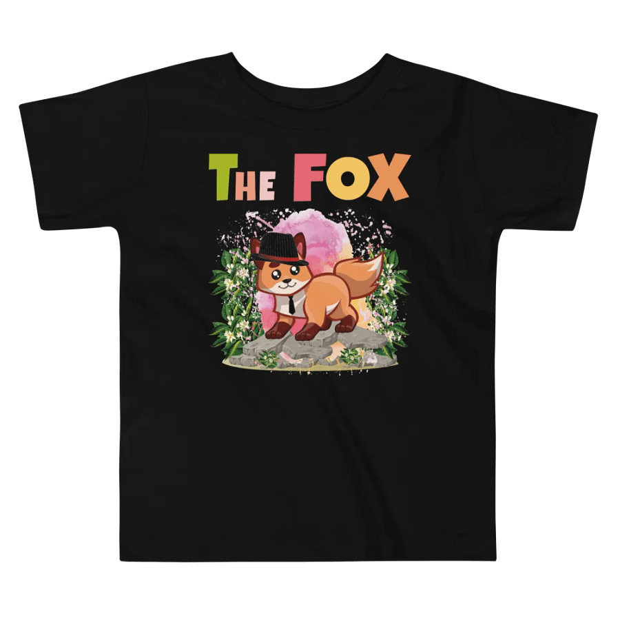 The Fox Colorful Funny Cute Bella +Canvas Toddler T-Shirt – Funny Shirt, Best Gift for Kids product image (6)
